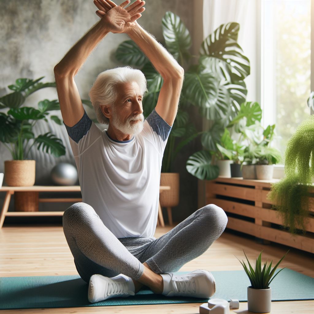Elder Stretching , Elder Yoga