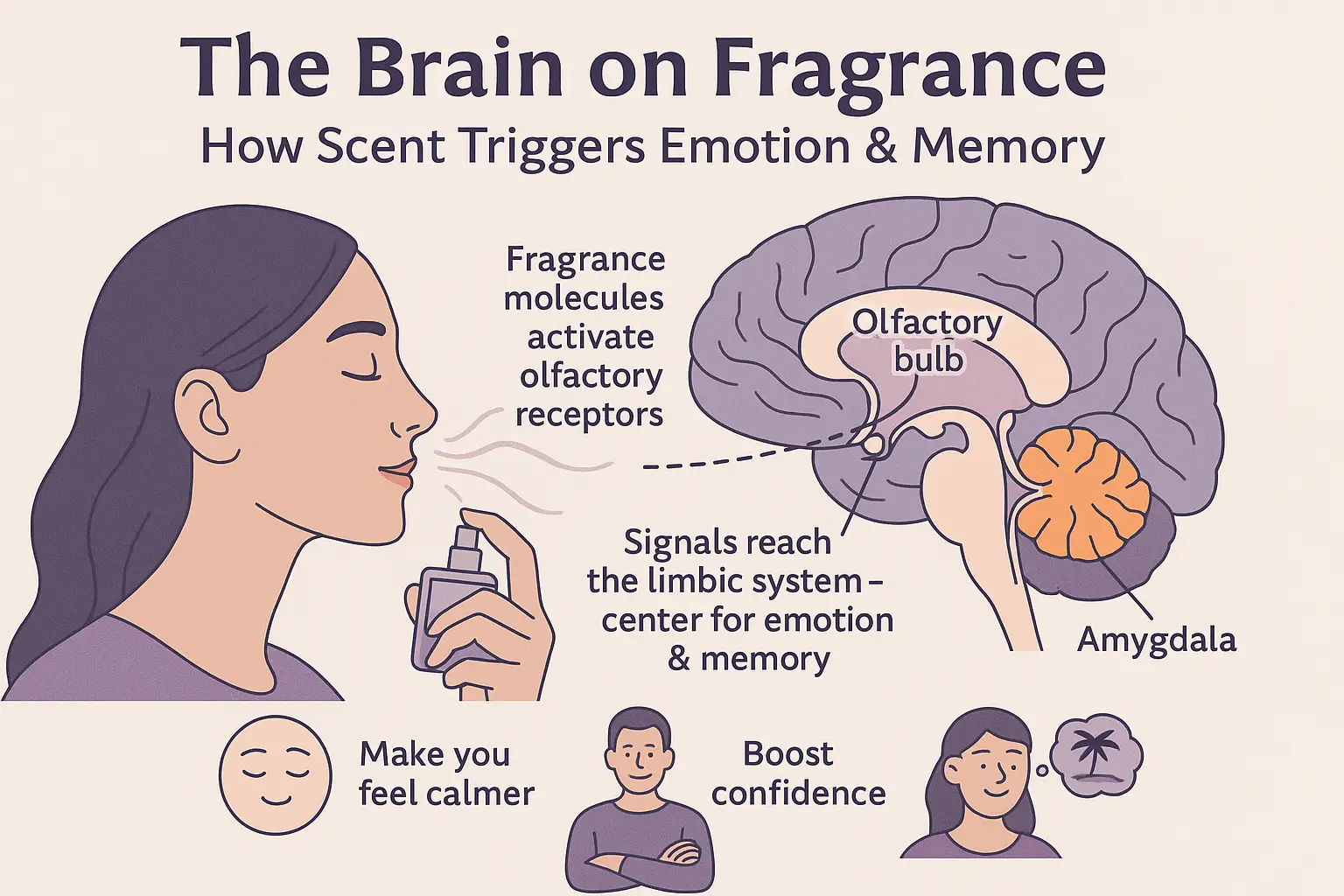 Brain on fragrance , perfume psychology
